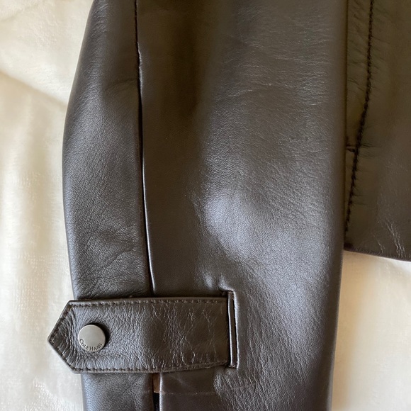 Leather Cole Haan Jacket - Picture 4 of 5